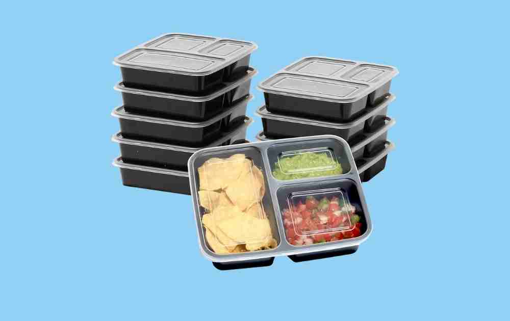 Pack - SimpleHouseware 1 Compartment Food Grade Meal Prep Storage Container  Boxes, 28 Ounces