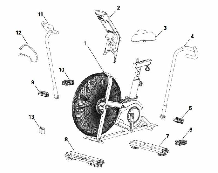 schwinn airdyne ad7 assembly